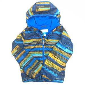 Columbia Boys Blue + Yellow Omni-Wick Jacket